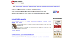 Desktop Screenshot of cancerwife.com